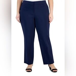 JM collection  navy blue Dress pants Size 14 straight legs